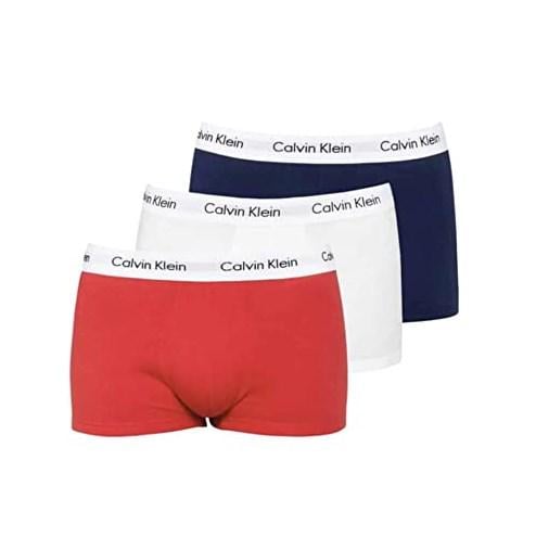 Набор трусов боксеров мужских Calvin Klein men boxer 3 шт. L Белый/Красный/Темно-Синий (1234567878) - фото 1 Набор трусов боксеров мужских Calvin Klein men boxer 3 шт. L Белый/Красный/Темно-Синий (1234567878) - фото 1