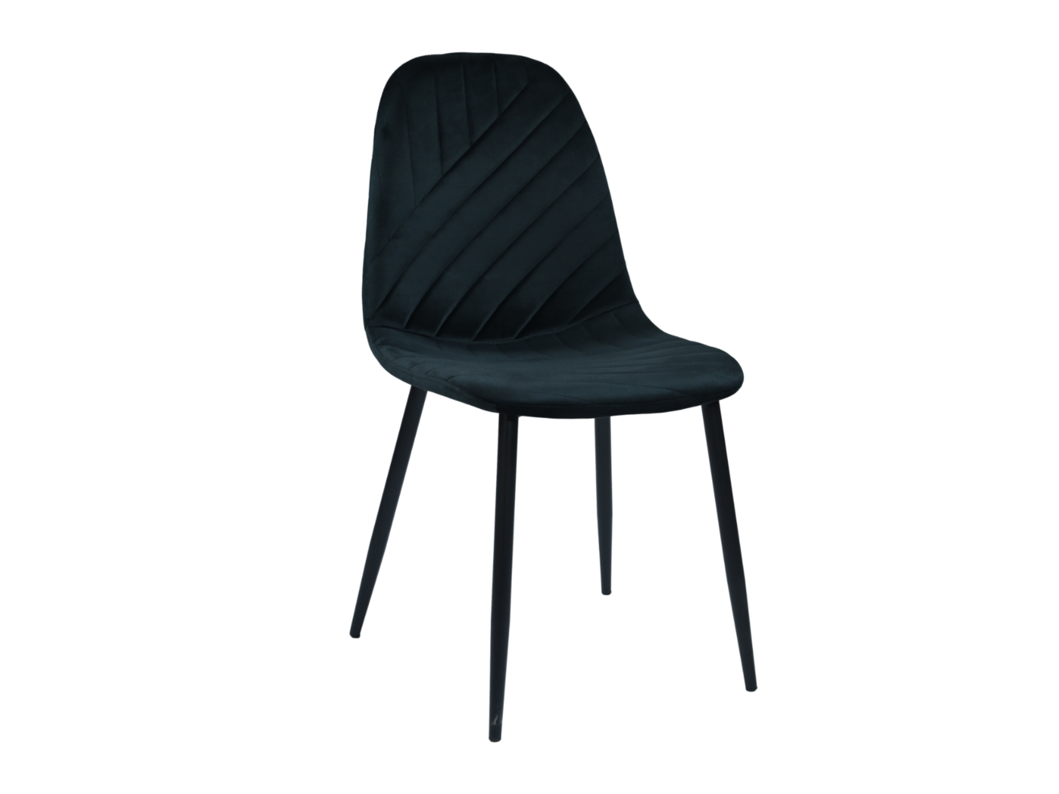 Стул для кухни Vetro Mebel N-165 из металла/ткань велюр Черный (N-165-black-velur/black) Стул для кухни Vetro Mebel N-165 из металла/ткань велюр Черный (N-165-black-velur/black)