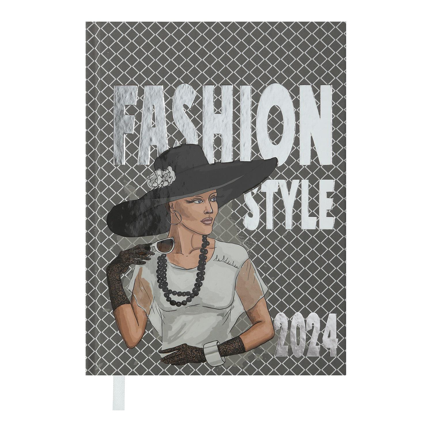 Дневник датированный Buromax Women 2024 A5 336 стр. Серый (BM.2181-09)