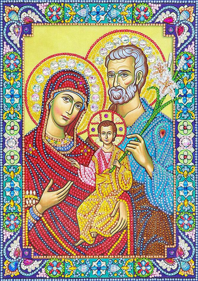 Алмазная мозаика Emerald Craft Икона святое семейство 30x40 см (22813)
