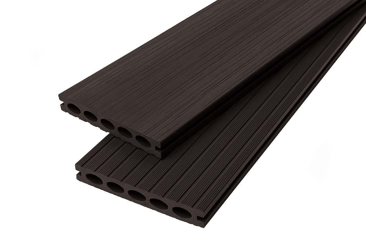 Терасна дошка POLYROOT Series M 3D структура деревини 140x21x2400 мм Chocolate (12491598)