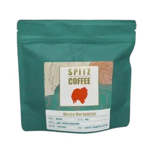 Кава в зернах SPITZ Coffee Марагоджип Мексика 250 г (OS-SPITZ-MaragoMexico-250)