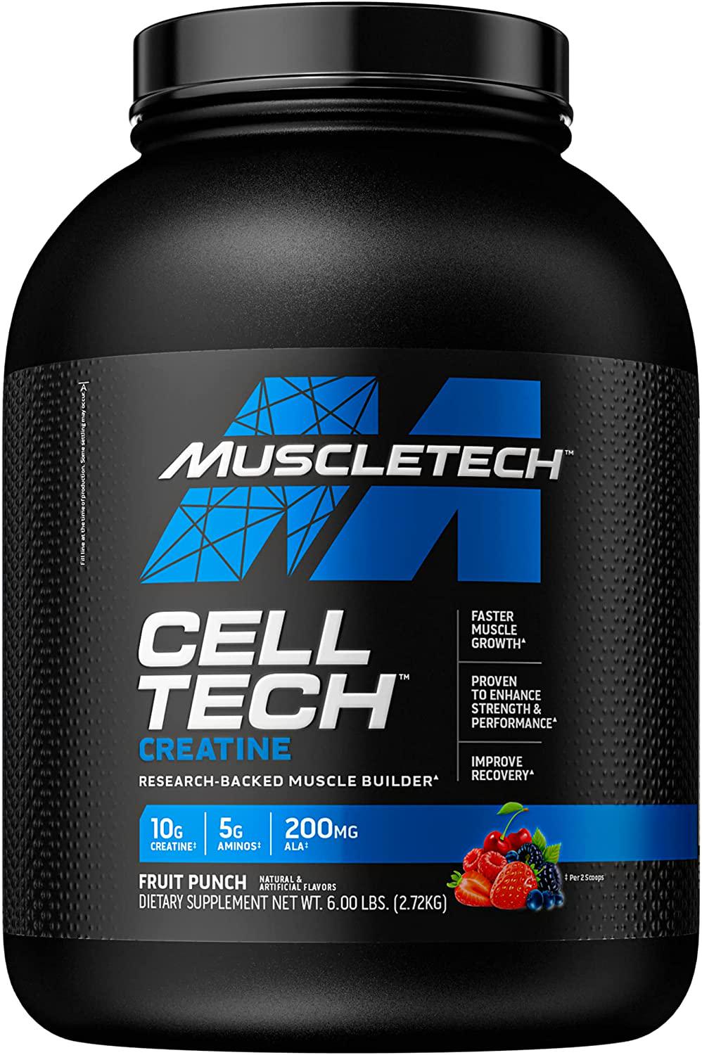 Предтренировочный комплекс MuscleTech Cell-Tech Performance Series Creatine Fruit Punch 2720 g