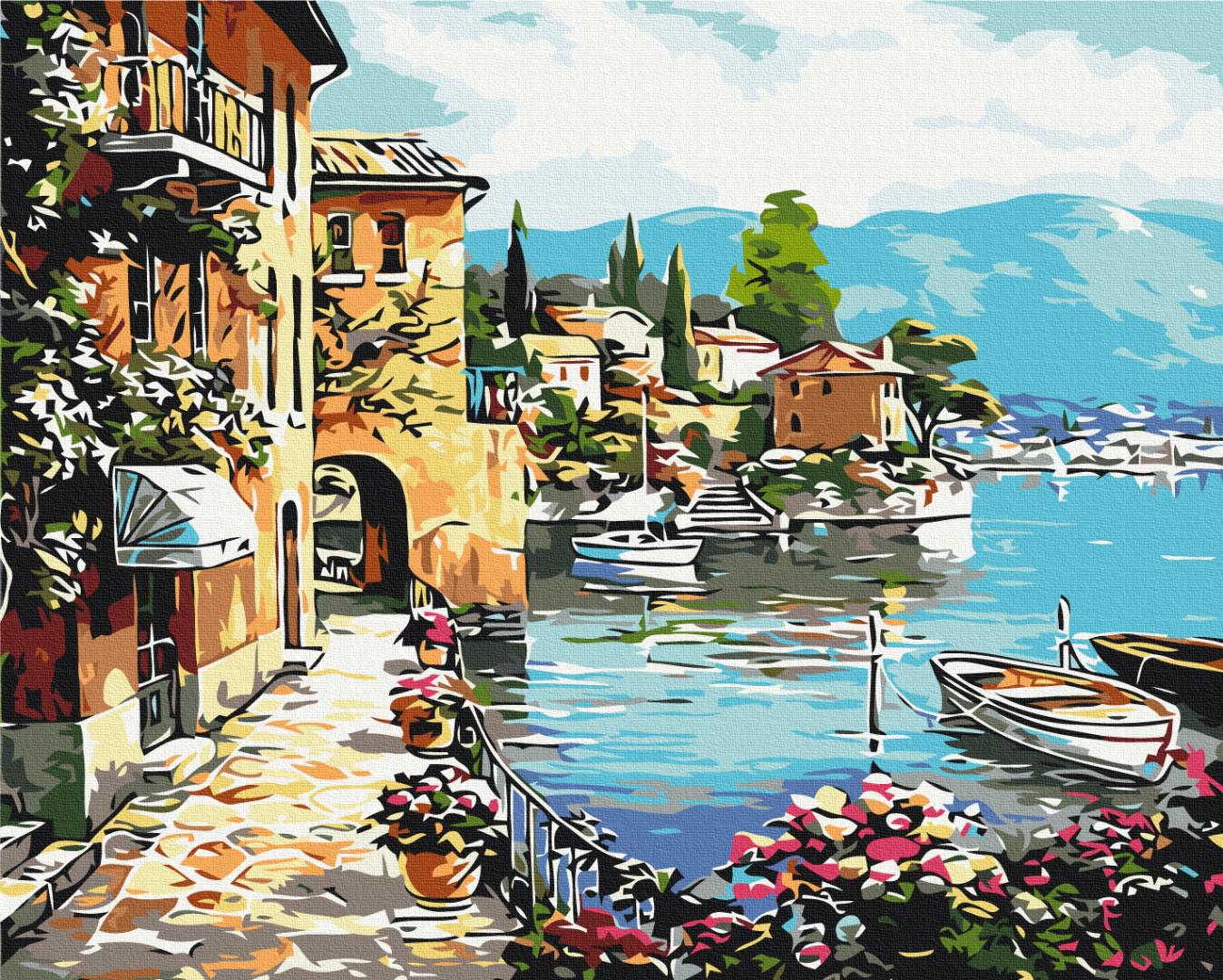 Картина по номерам Brushme Летняя набережная 40x50 см (BS32191)