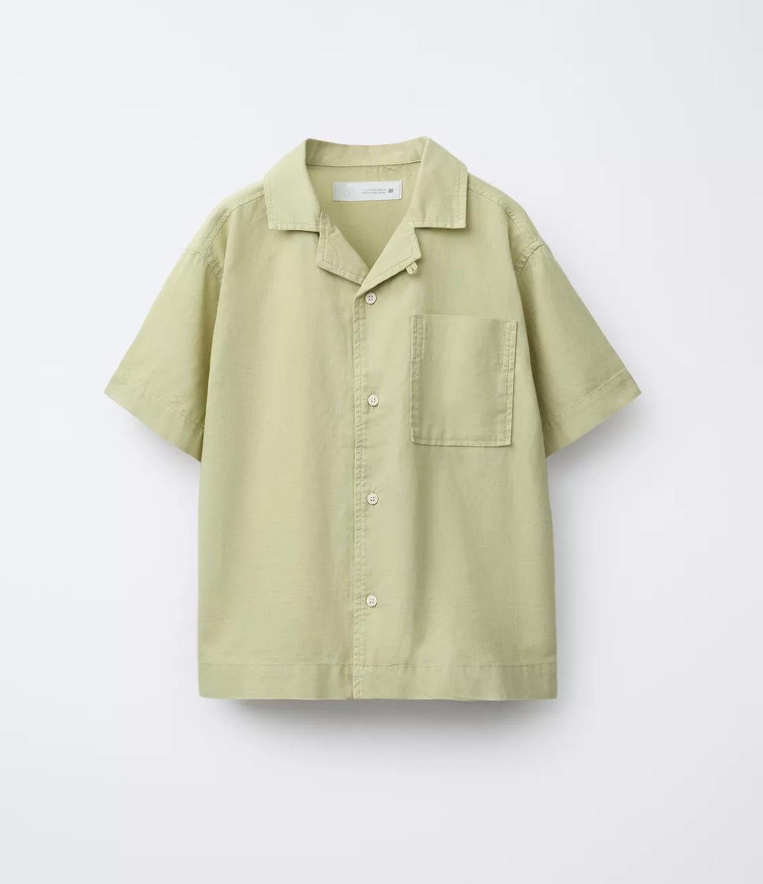 Сорочка для хлопчика Zara 128 см Зелений (1842)