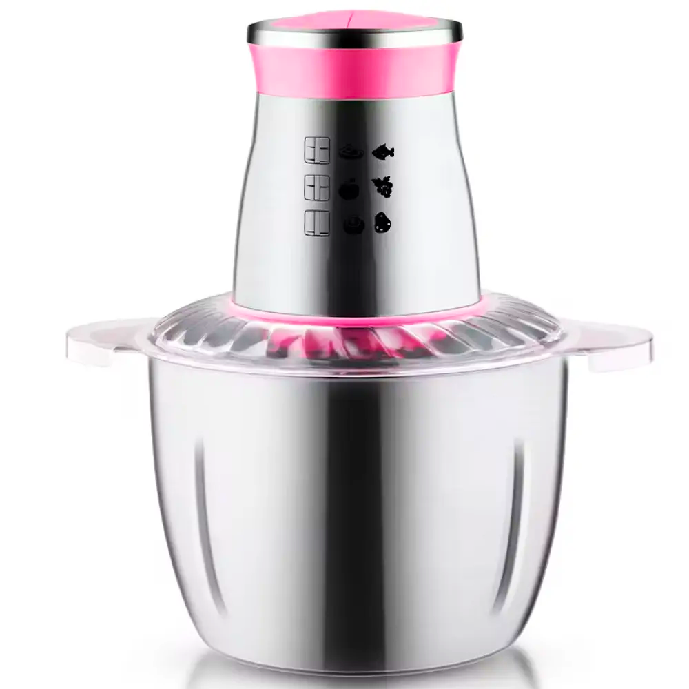 Измельчитель Volyx RS7315 с чашей 3 л 1600 Вт Розовый (25279188)