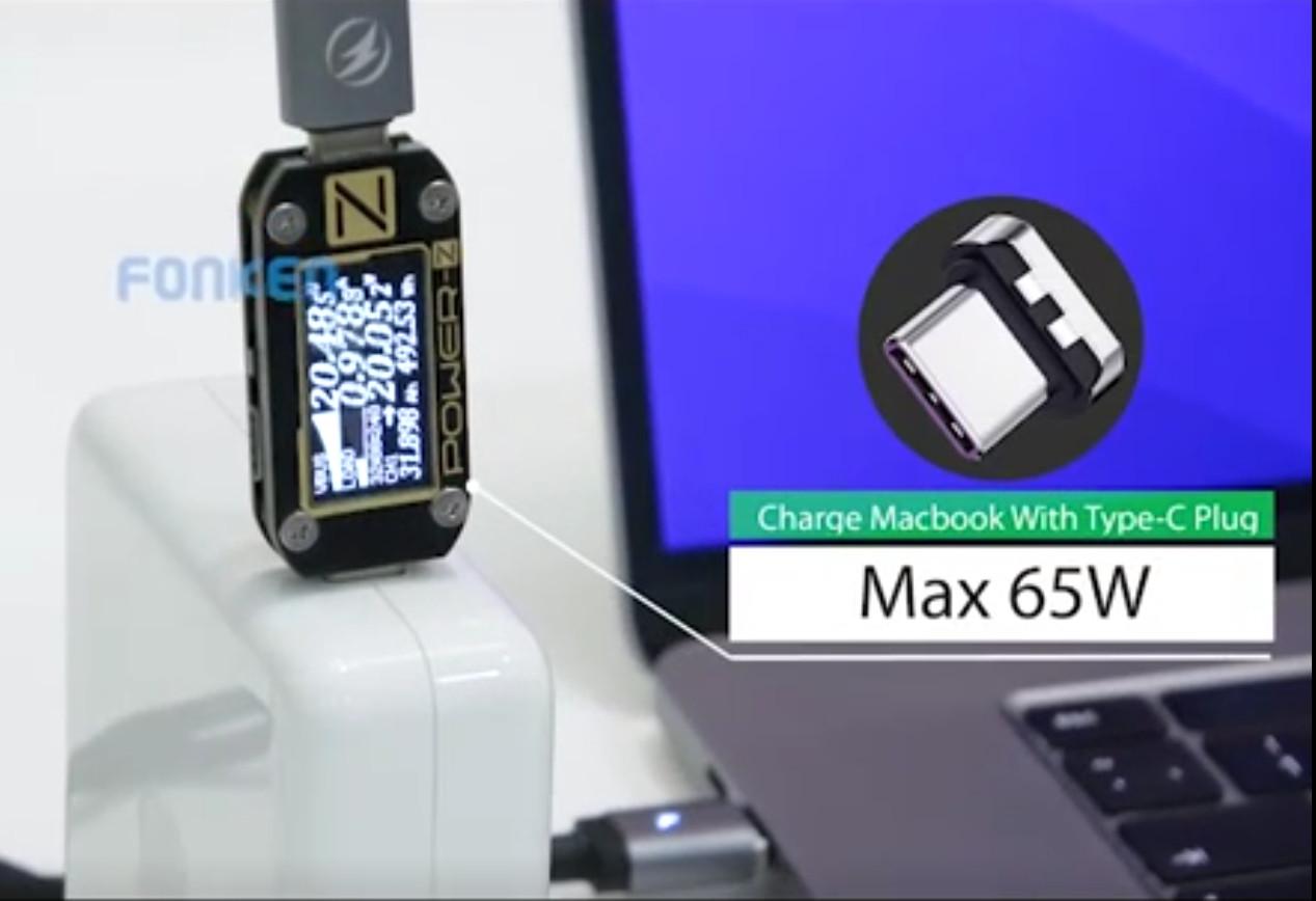 Кабель магнитный FONKEN Type-C PD 65w Fast Charge 2 м Black (25397295) - фото 6 Кабель магнитный FONKEN Type-C PD 65w Fast Charge 2 м Black (25397295) - фото 6