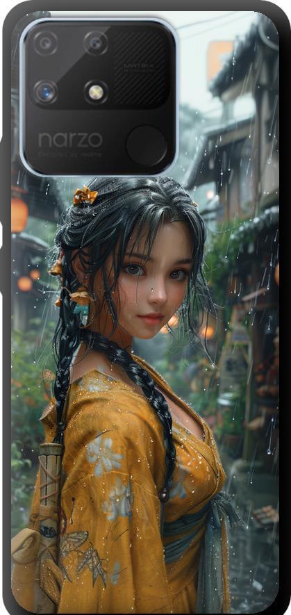 Чехол на Realme Narzo 50A Anime-girl (6133b-2514-42517)