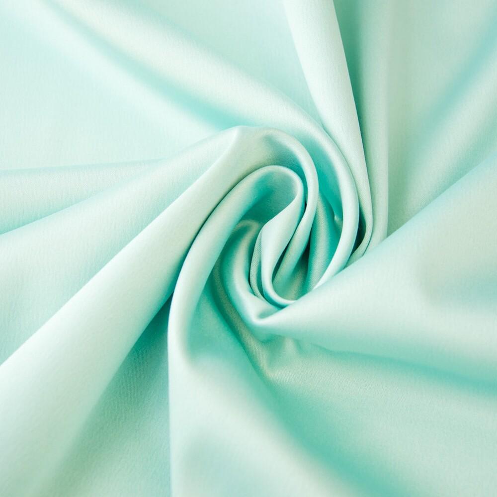 Ткань костюмно-платная Атлас Lux V-28 Мята (11163)