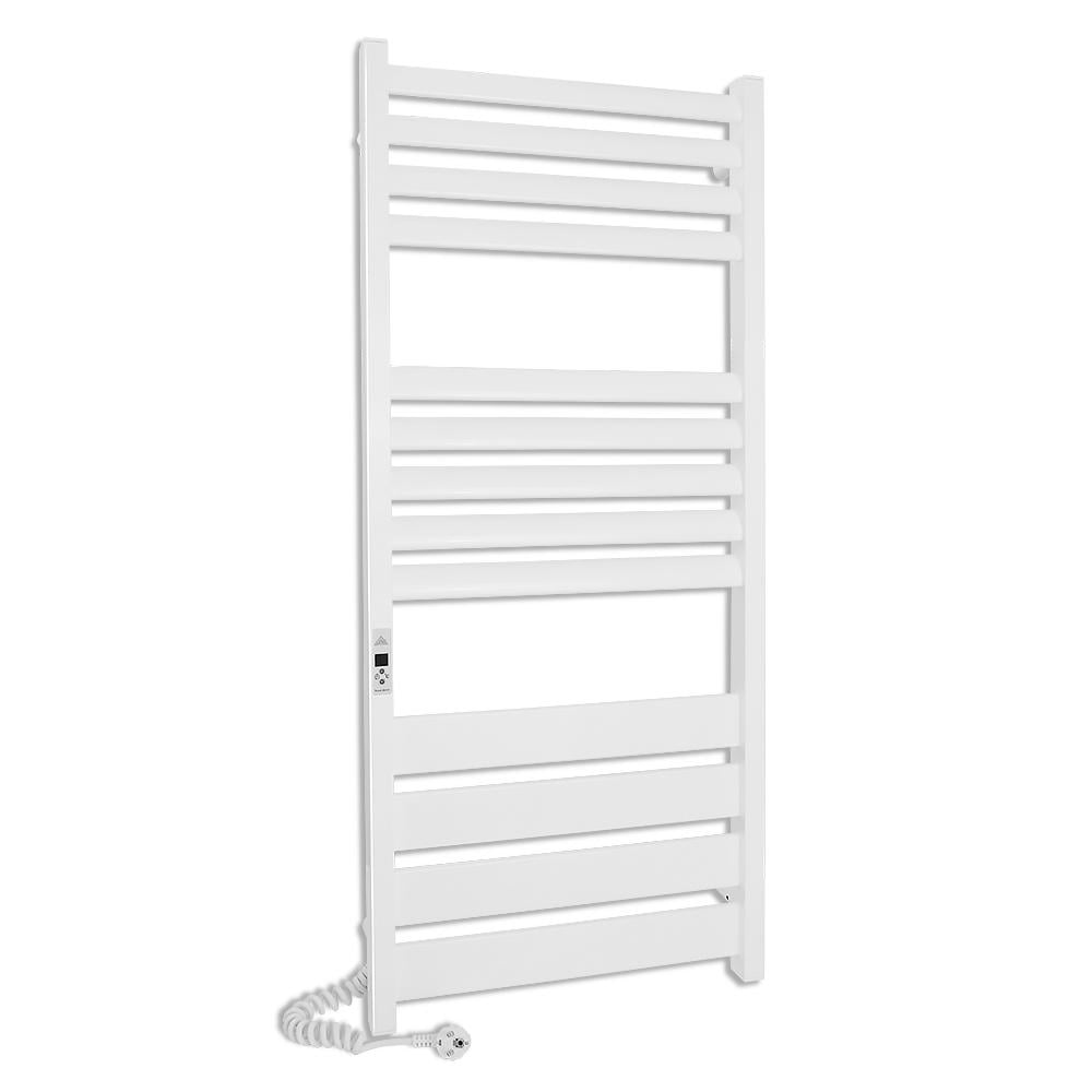 Полотенцесушитель электрический Laris Зебра Лавина ЧК13 подключение слева 500x1200 мм Белый (75201089)