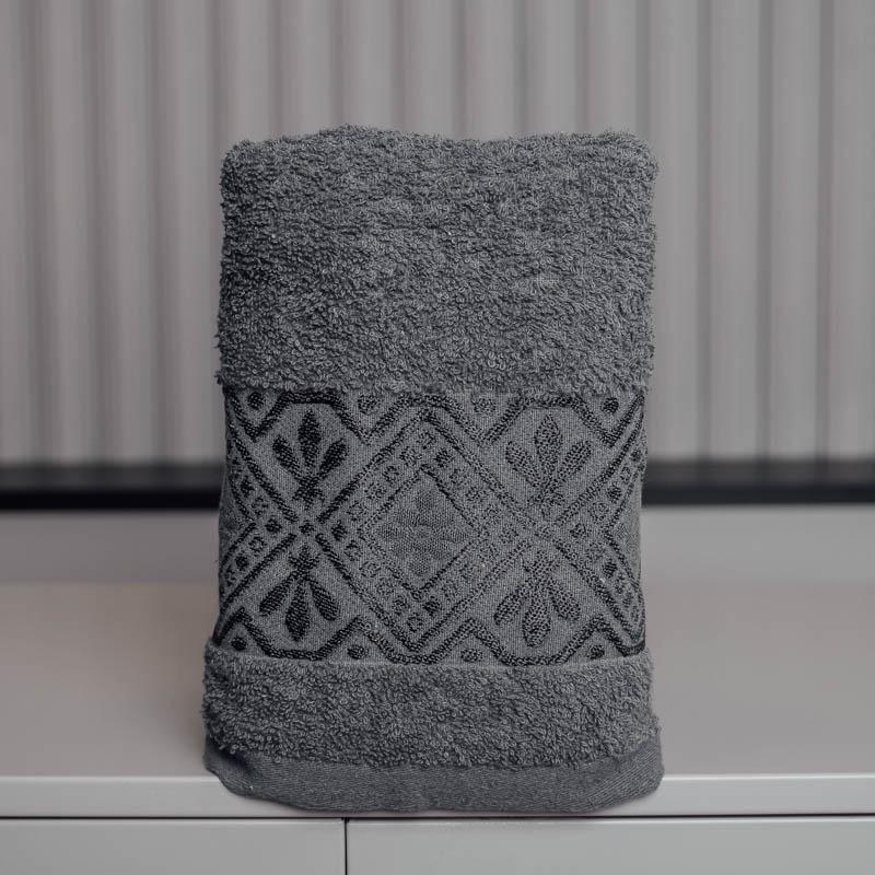 Полотенца лицевые Прикосновение ветра 100х50 см Темно-серый (88251)