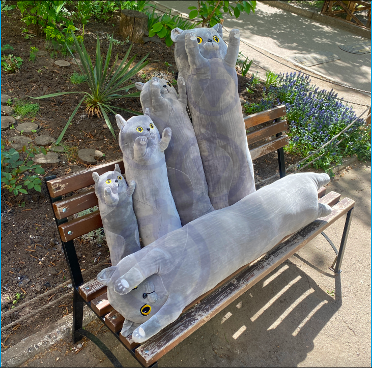 Мягкая игрушка британский Кот Батон 90 см - фото 2 Мягкая игрушка британский Кот Батон 90 см - фото 2