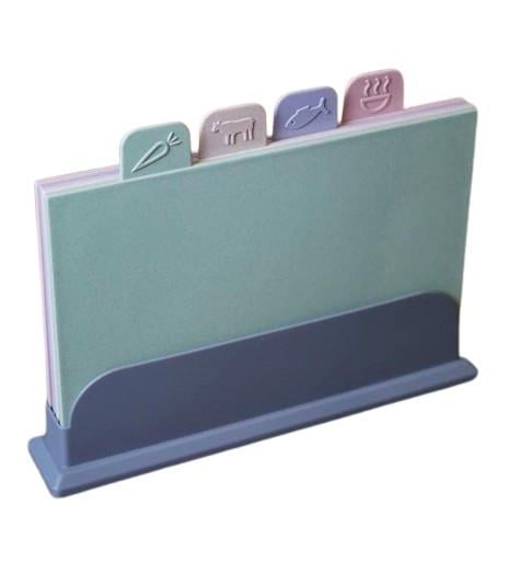 Набор разделочных досок Bohmann BH 02-528 на подставке 4 шт. Набор разделочных досок Bohmann BH 02-528 на подставке 4 шт.