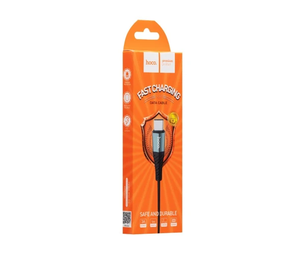 Кабель дата USB Hoco X38 Cool Type-C 24А 1 м Black - фото 2 Кабель дата USB Hoco X38 Cool Type-C 24А 1 м Black - фото 2