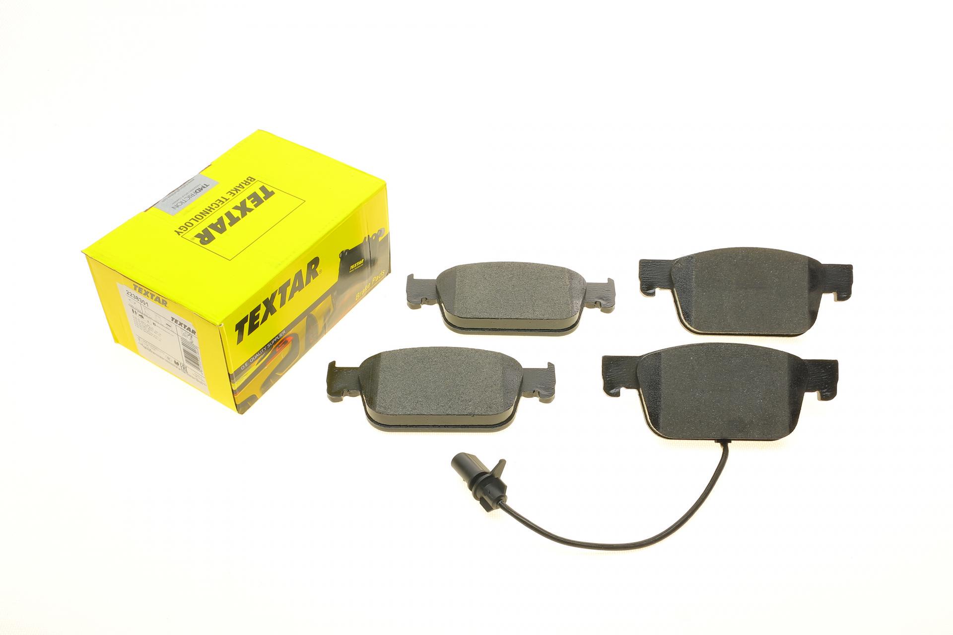 Тормозные колодки передние TEXTAR для Audi A4/A5 16- с датчиком Teves Q+ (2238301)