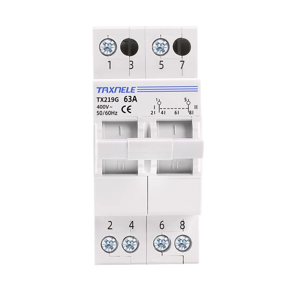 Ручной переключатель TAXNELE TX219G 2P 63A 400V 50/60Hz