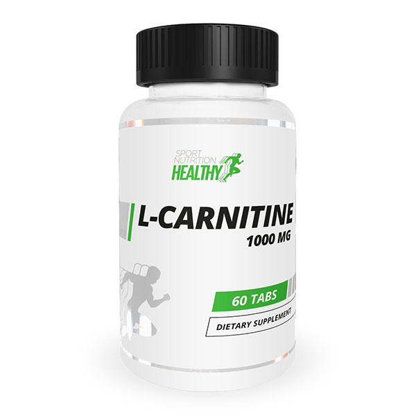 Жироспалювач для спорту MST Nutrition Healthy by MST L-Carnitine 1000 мг 60 табл. (000025085)