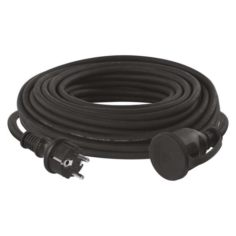 Удлинитель сетевой Emos P01820 1 розетка 20 м 1,5 кв. мм IP44 резина/неопрен (36480353)