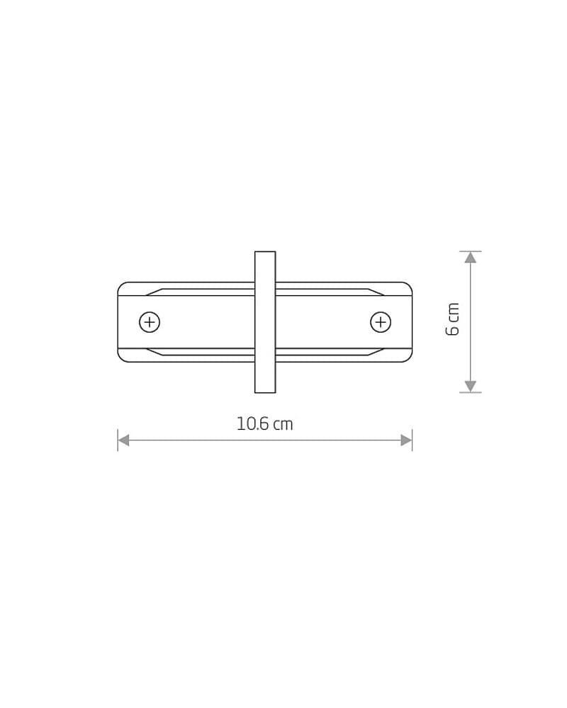 Соединитель Nowodvorski 8968 Profile recessed straight connector (2229965848) - фото 2