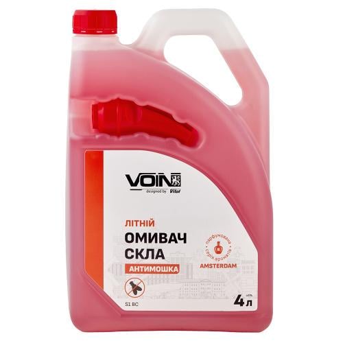 Омыватель стекла летний Voin амстердам антимошка 4 л