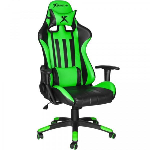 Кресло игровое XTRIKE ME GC-905GN максимальная нагрузка 135 кг Черный/Зеленый (605934)