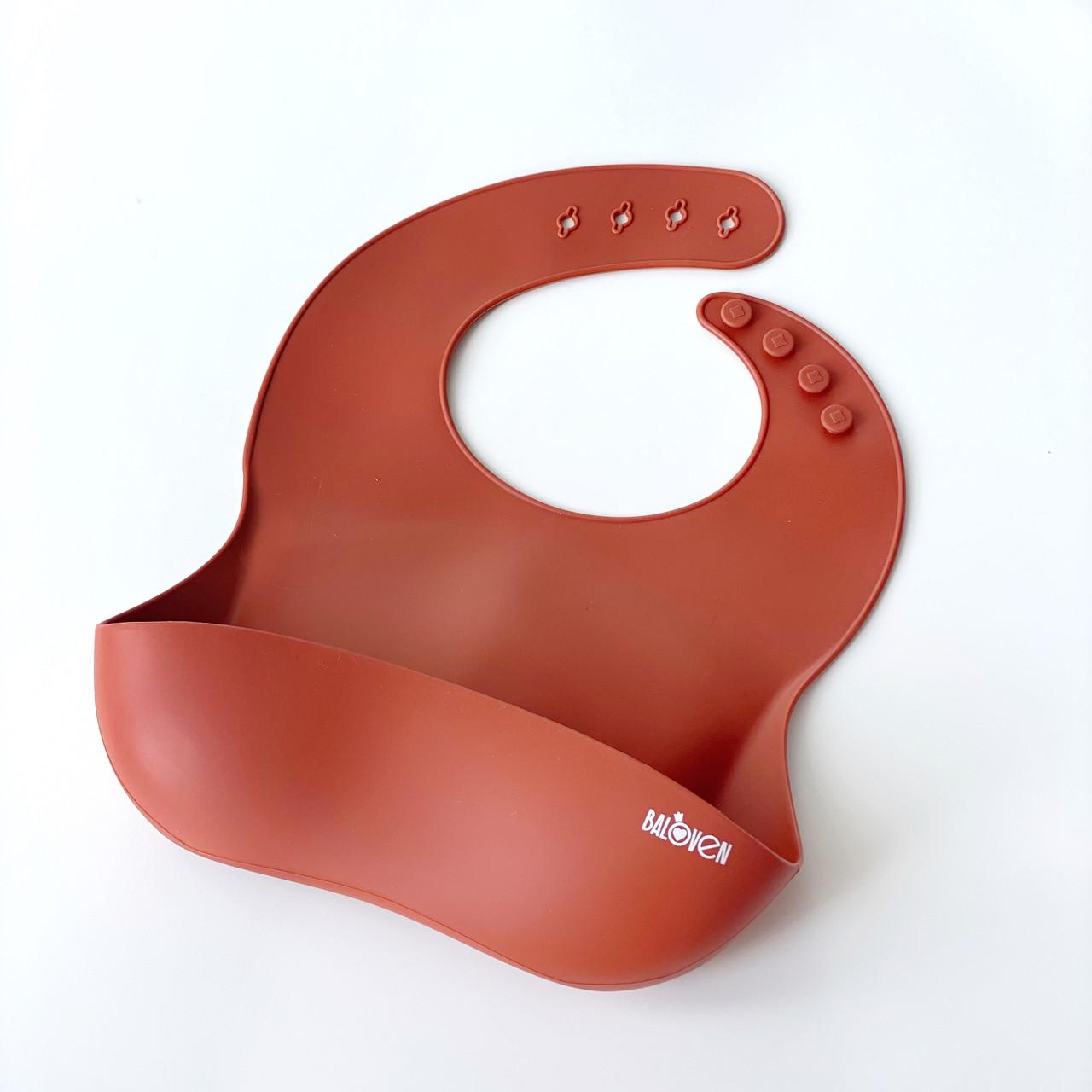 Слюнявчик силиконовый Баловень Autumn Glaze - фото 1