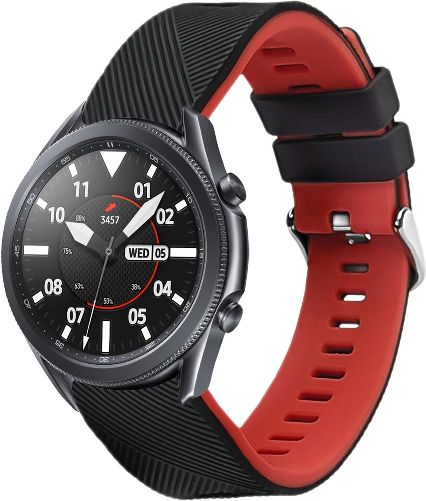 Ремешок Luminic для Galaxy Watch 3 45 мм Black/Red (26659-44) Ремешок Luminic для Galaxy Watch 3 45 мм Black/Red (26659-44)