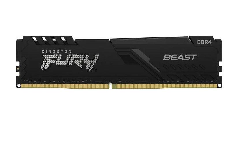 Оперативна пам'ять Kingston Fury Beast DDR4 16GB/2666 Black (KF426C16BB1/16)