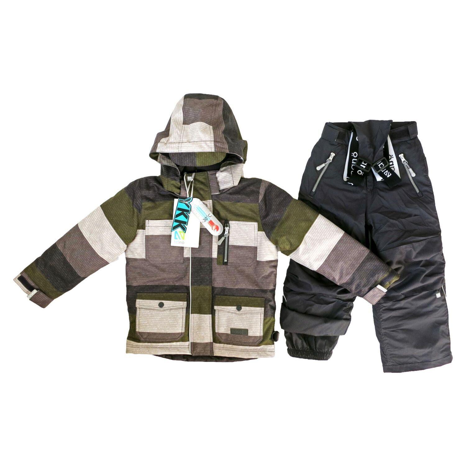 Детский зимний комплект для мальчика Nano F17M259 100-108 см Серо-оливковый (F17M259-Deepgrey-3x)