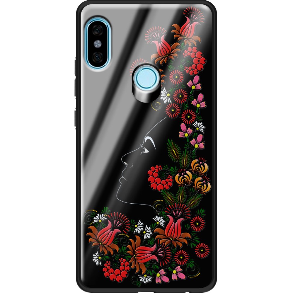 Чохол BoxFace Xiaomi Redmi Note 5 / Note 5 Pro 3D Ukrainian Muse Чорний силікон зі склом (32971-bk64-37747)