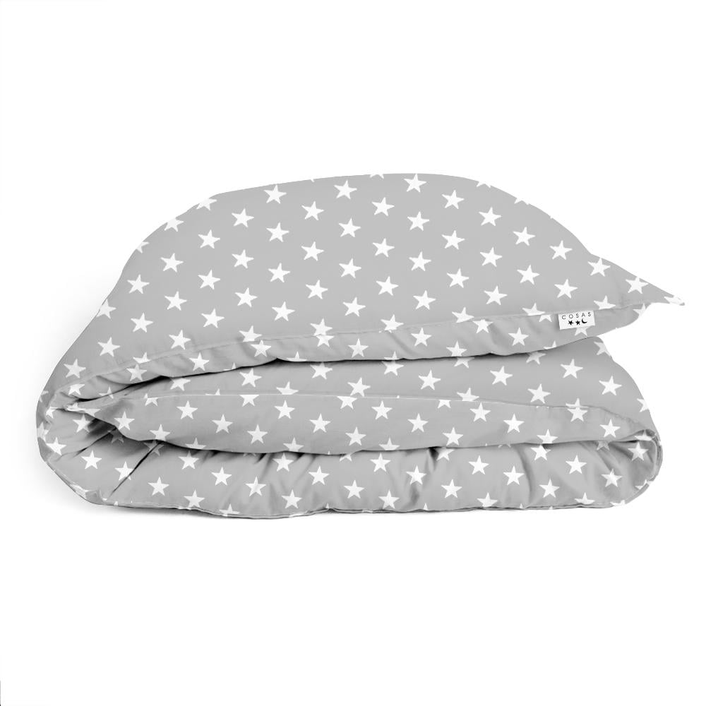 Пододеяльник евро Cosas Stars Big Grey 200х220 см (4822080825276)