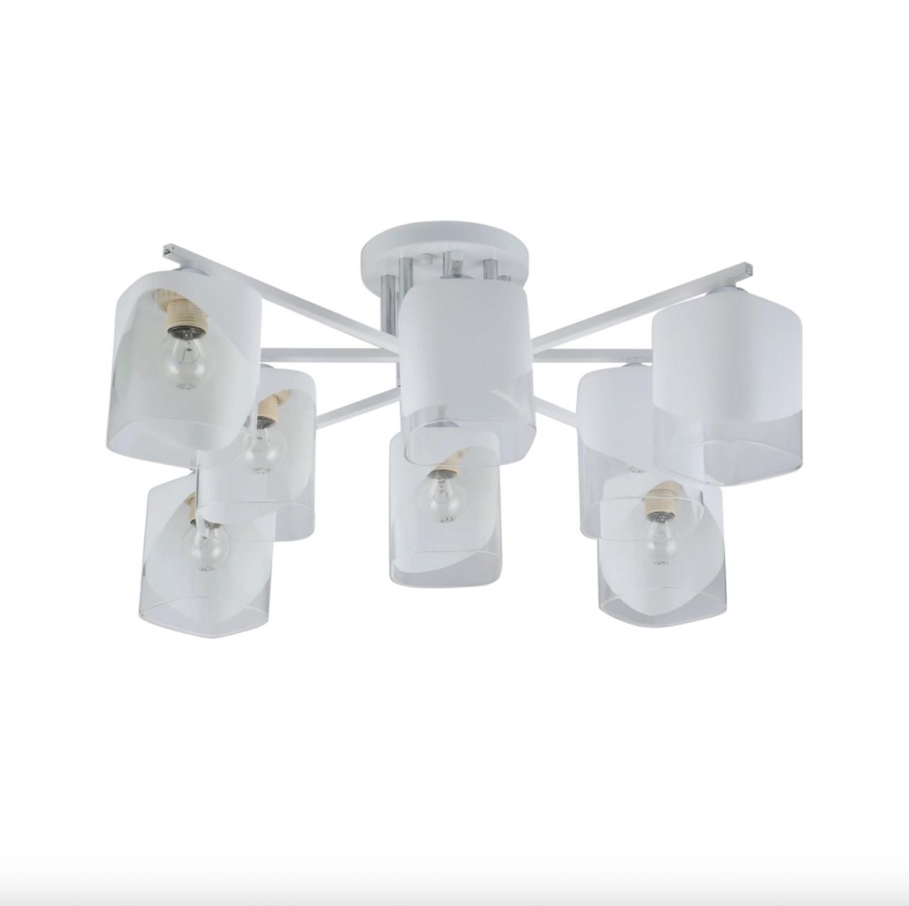 Люстра потолочная Sirius G 07245//8 Matte White+CR Белый/Хром