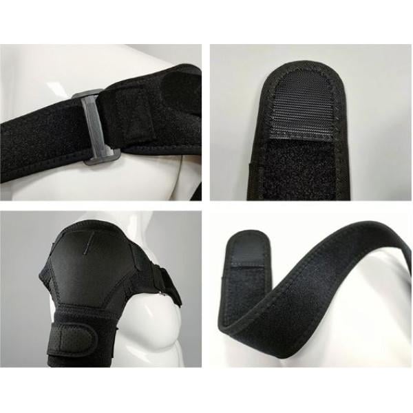 Бандаж плечового суглоба Jialya Універсальний та сторона Чорний (М12501351) - фото 6