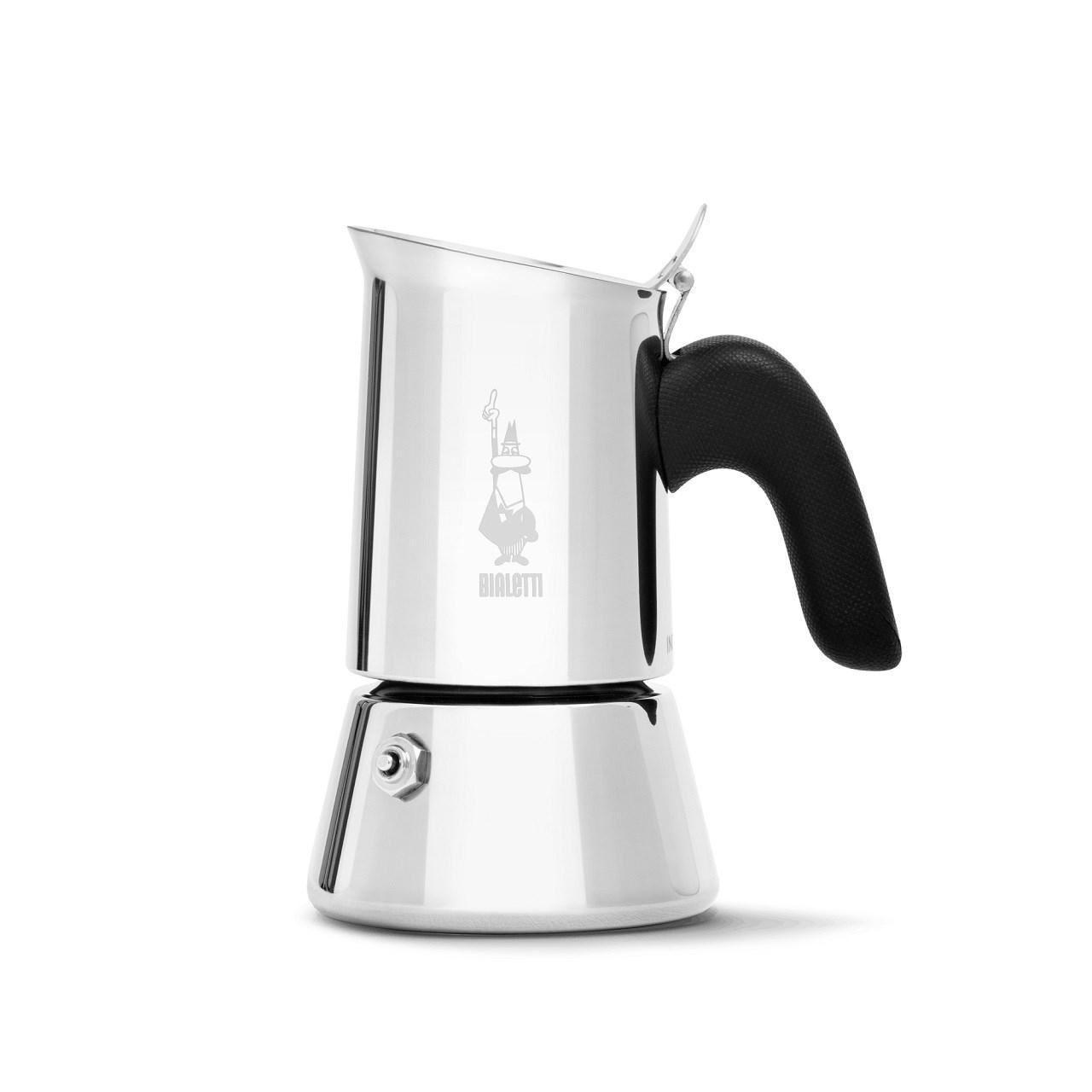 Гейзерная кофеварка Bialetti New Venus Induction стальная 235 мл (0007255)