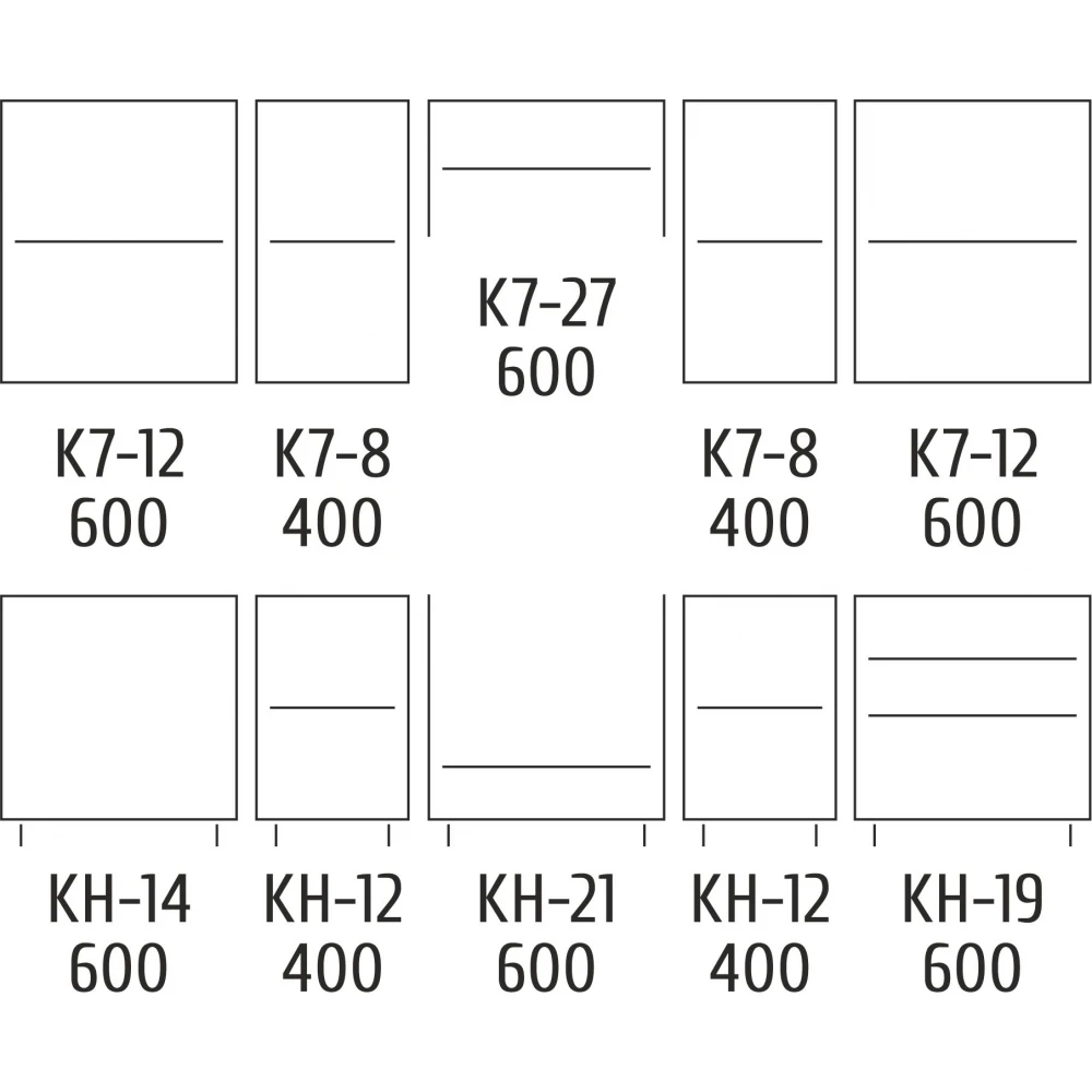 Кухня пряма Лора Глос 260 см Бежевий (S-80-006-191) - фото 3