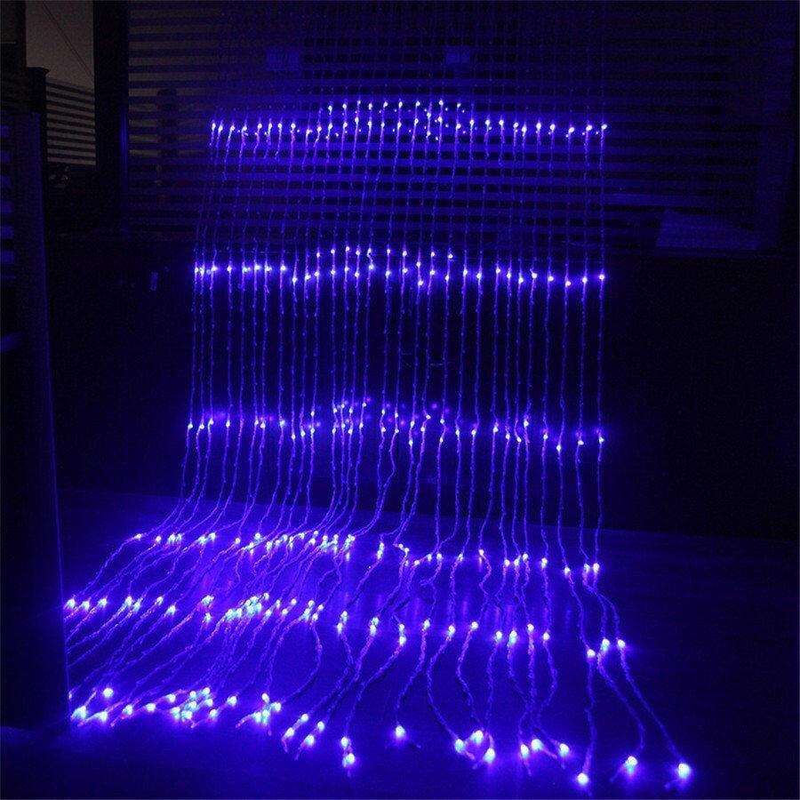 Уличная cветодиодная гирлянда Waterfall 2х2 м Синий 240 LED (5653648) - фото 3