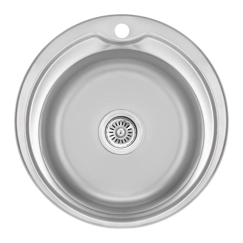 Мойка для кухни Lidz 510-D Decor 0,8 мм (LIDZ510DDEC)