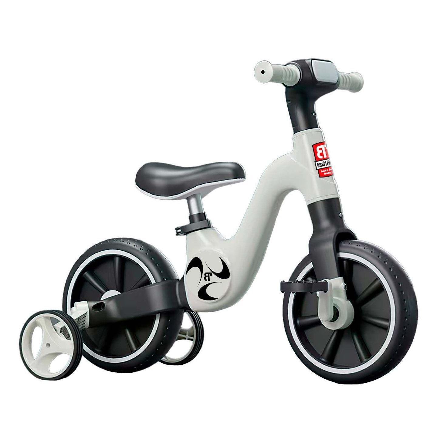 Дитячий велосипед-біговел трансформер Best Trike BT 2в1 з фарою Білий (28593024) - фото 1 Дитячий велосипед-біговел трансформер Best Trike BT 2в1 з фарою Білий (28593024) - фото 1