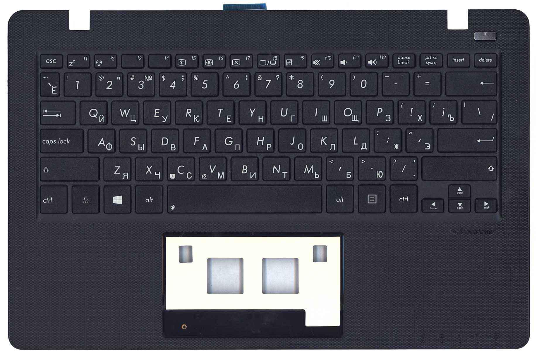 Клавиатура для ноутбука Asus X200 Black TopCase Black