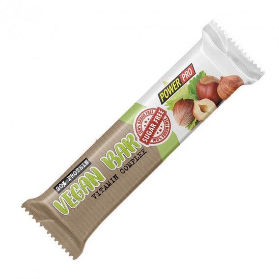 Протеїновий батончик Power Pro 32% Vegan Bar Sugar Free 60 g Nuts and Dried Fruits - фото 1