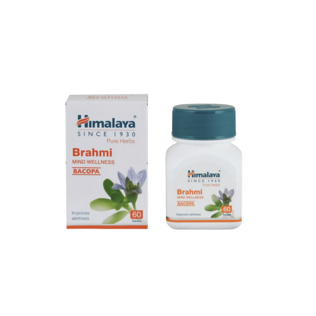 Засіб для покращення роботи мозку Himalaya Brahmi 60 таблеток (8901138834265)