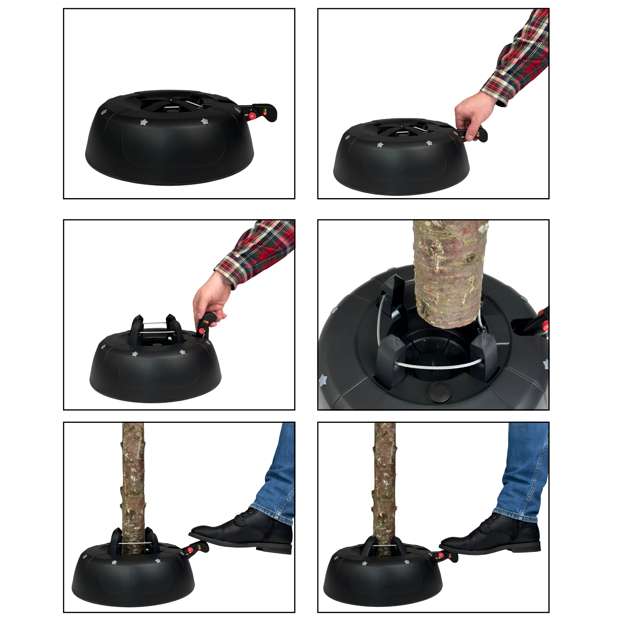 Подставка под елку Kamai START 2 до 2 м Антрацит (1594300000017) - фото 8 Подставка под елку Kamai START 2 до 2 м Антрацит (1594300000017) - фото 8