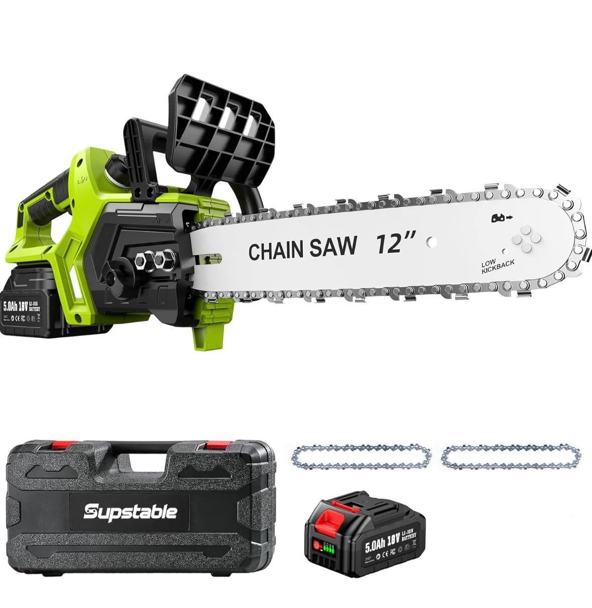 Пила аккумуляторная электрическая цепная аккумулятор 5000 мАч