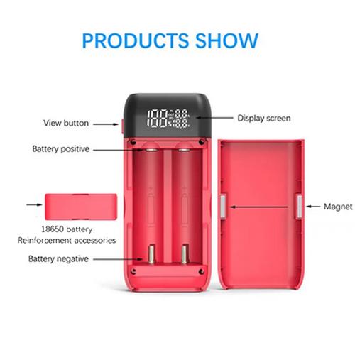 Зарядное устройство PowerBank LiitoKala Lii-MP2 Charger Red - фото 4