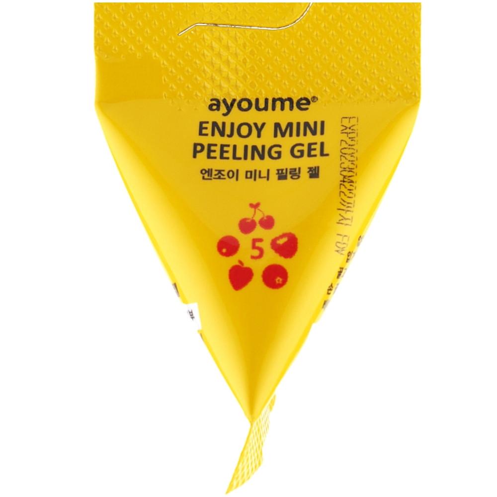 Пілінг-гель для обличчя Ayoume Enjoy Mini Peeling Gel з фруктовими кислотами 3 г (8809534252211) - фото 3