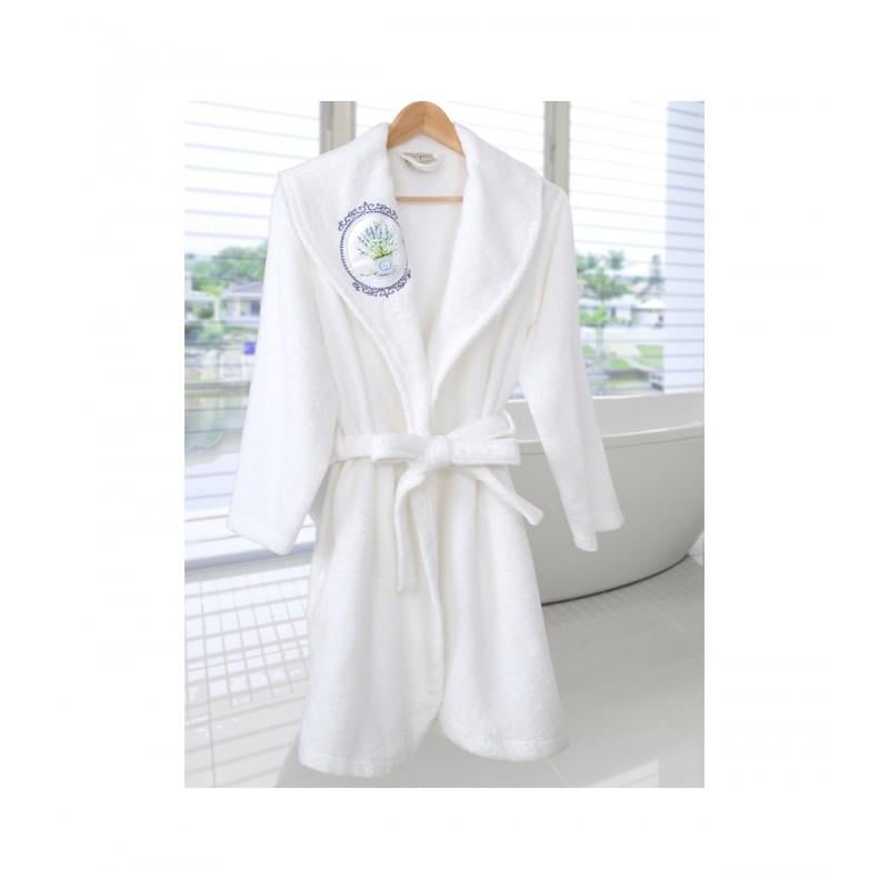 Халат махровый Irya Lavanta beyaz L/XL (svt-2000022226677)