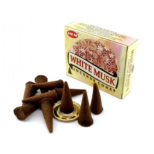 Благовония конусы Белый Муск (34641-MZ)