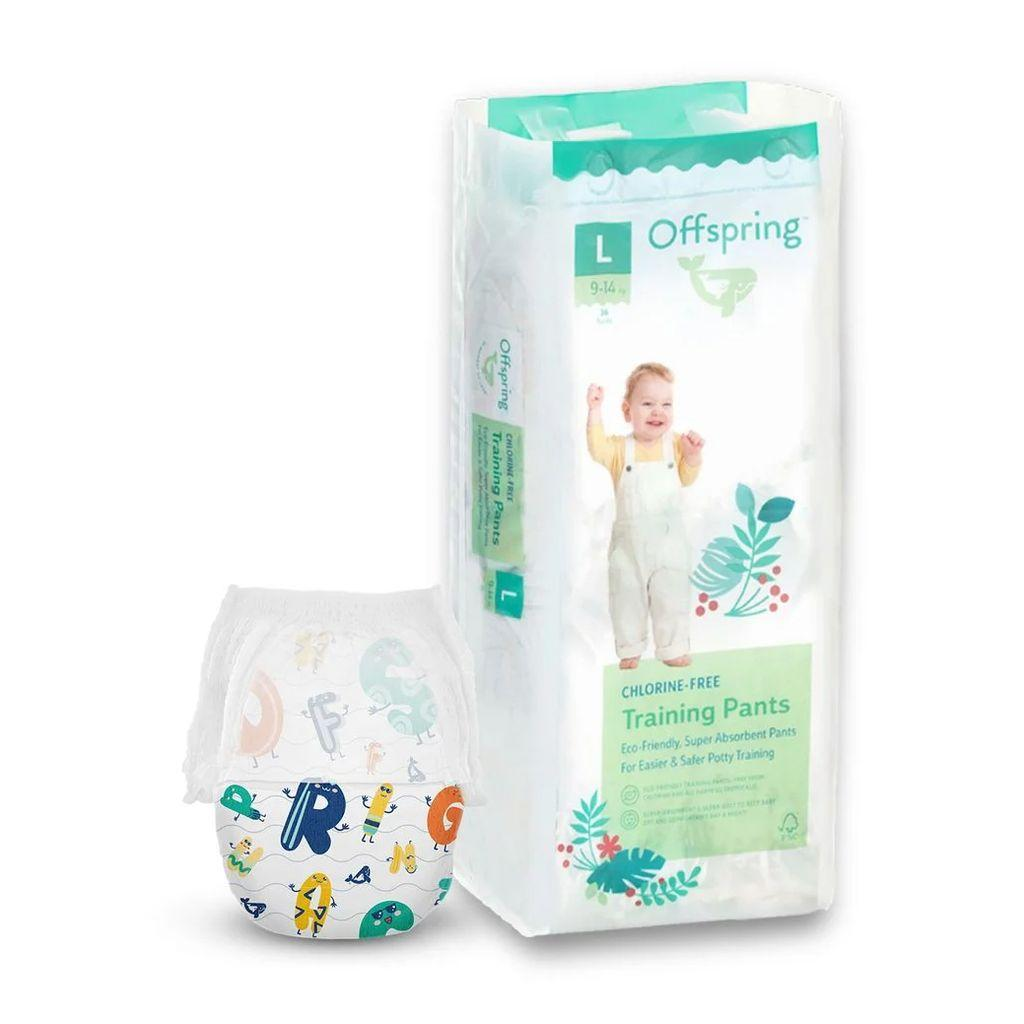 Подгузники-трусики детские Offspring ABC Dance р. л 9-14 кг 36 шт. (33393131)
