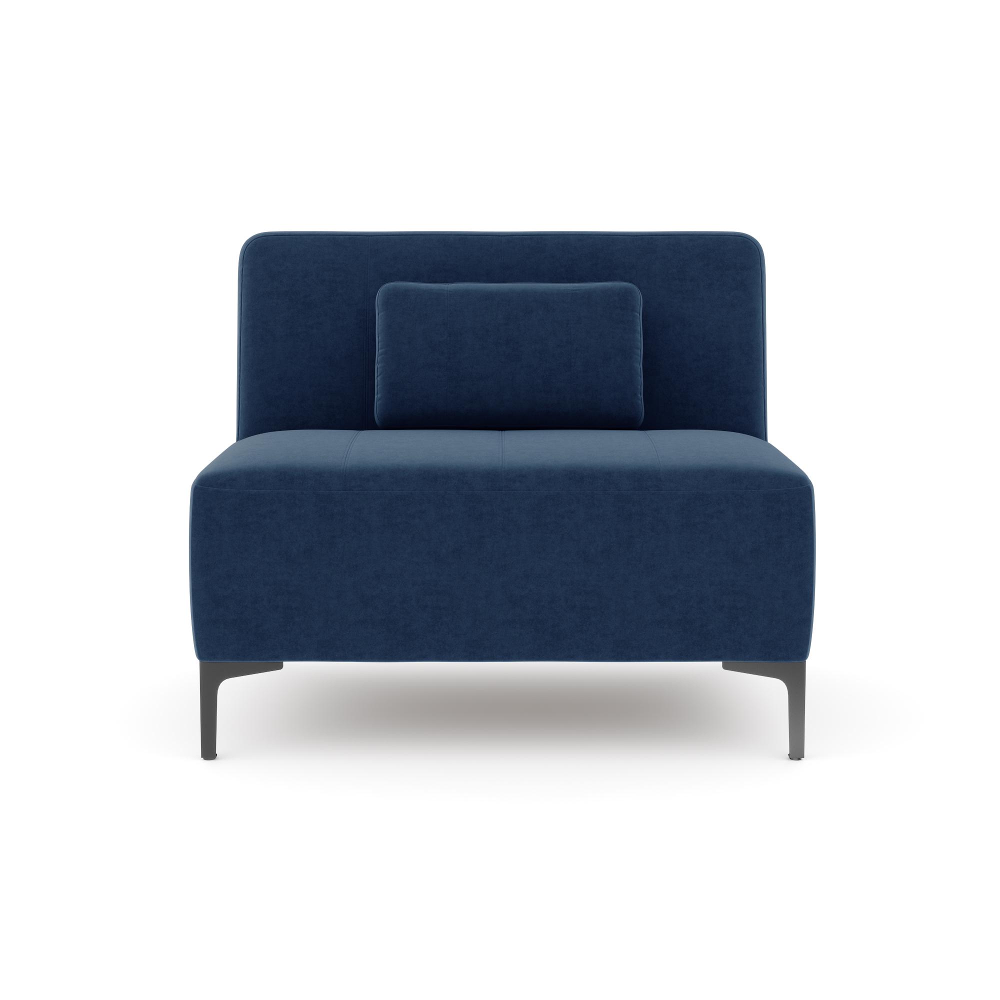 Диван офісний Modern 1 100х62х82 см Синій (Арт. 1115) - фото 2 Диван офісний Modern 1 100х62х82 см Синій (Арт. 1115) - фото 2