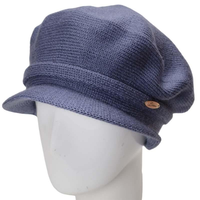 Шапка женская зимняя Lirus Дороти с козырьком шерстяная на флисовой подкладке One size Джинсовый (131731) - фото 1 Шапка женская зимняя Lirus Дороти с козырьком шерстяная на флисовой подкладке One size Джинсовый (131731) - фото 1